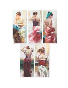CUADROS PINTADOS AL OLEO MUJERES 100x40