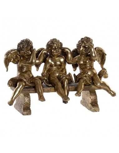 FIGURA DE ANGEL DORADO