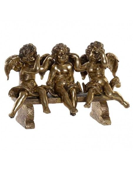 FIGURA DE ANGEL DORADO