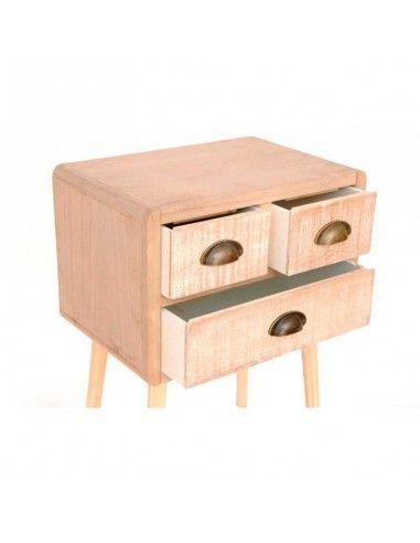 MESITA COMODA PEQUEÑA SIXTY 3 CAJONES 65x45