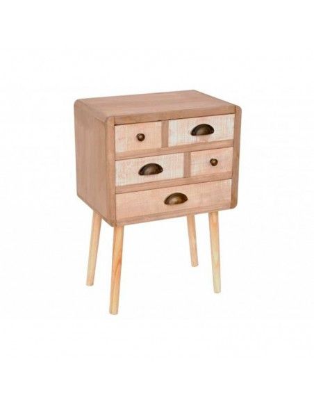 MESITA COMODA PEQUEÑA SIXTY 5 CAJONES 65x45