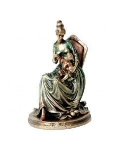 FIGURA DE MUJER CON NIÑO 29 o 28 cm 2