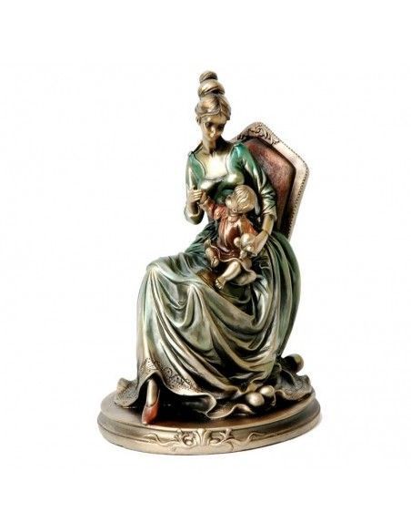 FIGURA DE MUJER CON NIÑO 29 o 28 cm