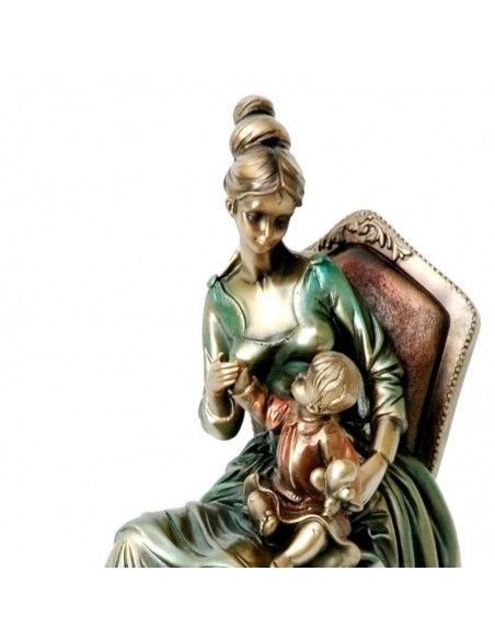 FIGURA DE MUJER CON NIÑO 29 o 28 cm