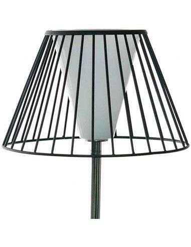 LAMPARA SOBREMESA CHROME BLACK Y RED 36CM