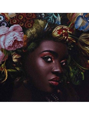 SET DOS CUADROS MUJER AFRICANA 50x50