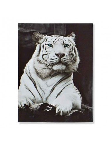 SET CUADRO EN LIENZO TIGRE Y LEOPARDO 70x50