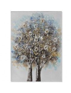CUADRO ARBOL DE LA VIDA AZUL SET DE DOS 70x50 2