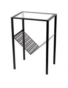 MESA REVISTERO MODERNO UVE 65x43