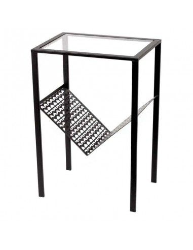 MESA REVISTERO MODERNO UVE 65x43