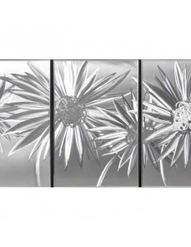 CUADRO ALUMINIO MODERNO PRIMAVERAL CINCO PIEZAS 143x60