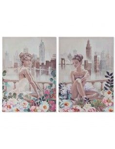 SET CUADRO MUJER 70x50
