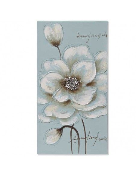 CUADRO FLOR MODERNO SET DE DOS 60x30