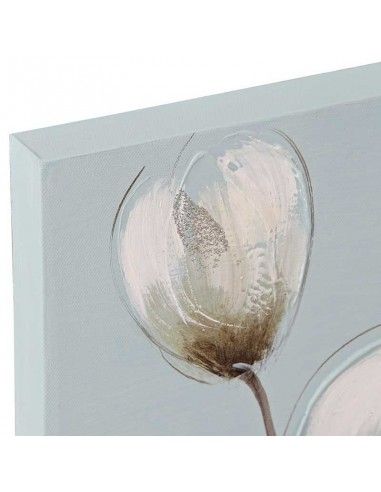 CUADRO FLOR MODERNO SET DE DOS 60x30