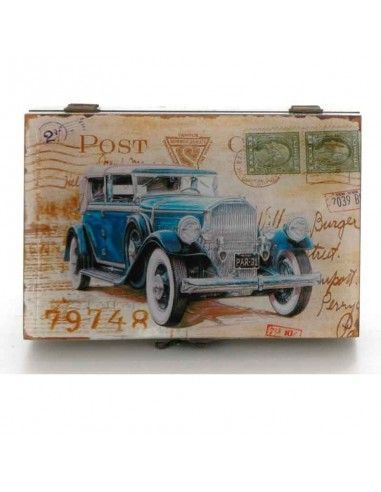 CAJA SET DE 3 ANTIC CAR 23CM/20CM/17CM