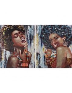 CUADROS MUJER AFRICANA 100X80