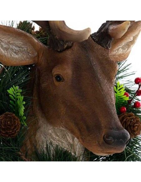 FIGURA CIERVO RENO NAVIDEÑO 38.5x25