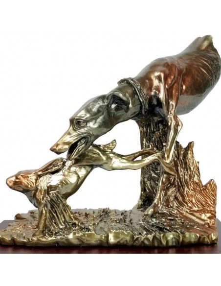 TROFEO FIGURA GALGO CORRIENDO 22x24