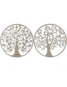 DECORATIVO PARED METAL ARBOL 100x100