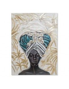 CUADRO AFRICANA CON TURBANTE 120x90