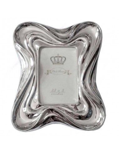 PORTAFOTO RESINA PLATA
