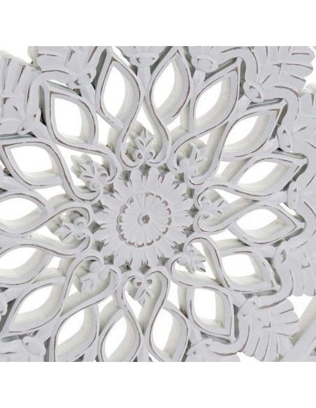 PLACA - PANEL MADERA CALADO BLANCO DECAPE 40x40
