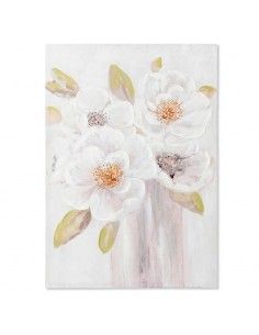SET DE DOS CUADRO FLOR BLANCA100x70 2