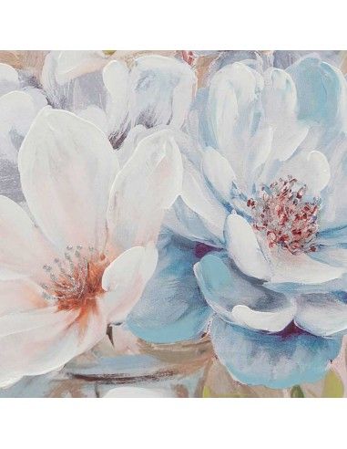 SET DE DOS CUADRO LIENZO FLORES 100x70