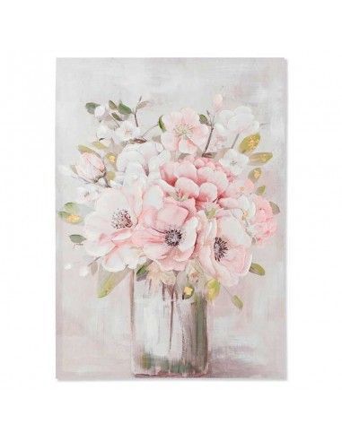 SET DE DOS CUADRO LIENZO FLORES 100x70