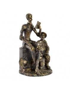 FIGURA DON QUIJOTE Y SANCHO PANZA 31X18