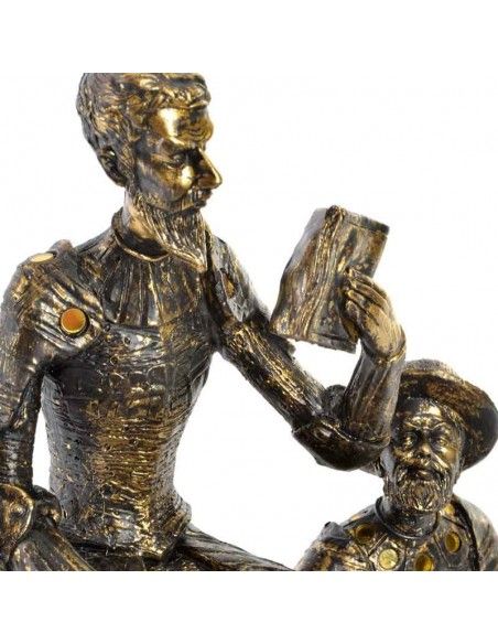 FIGURA DON QUIJOTE Y SANCHO PANZA 31X18