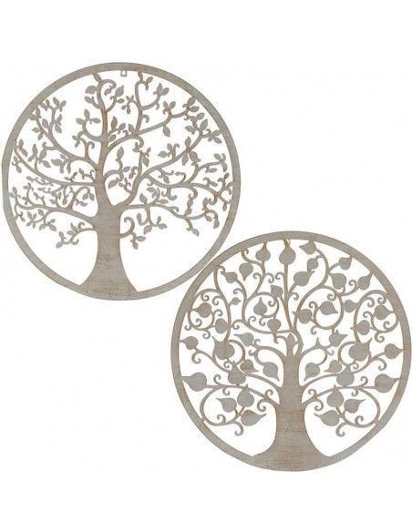 DECORATIVO PARED METAL ARBOL 60x60