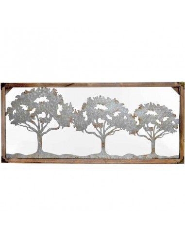 DECORATIVO PARED METAL ARBOL 46x117