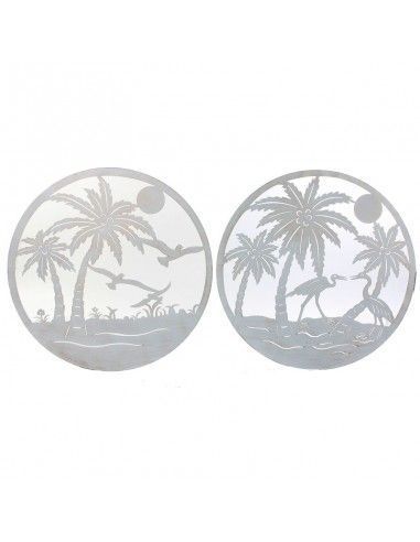SET  DECORATIVO PARED PALMERA 40 CM