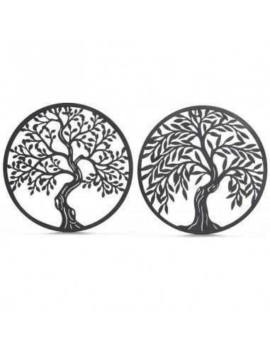 DECORATIVO PARED METAL ARBOL 40x40...