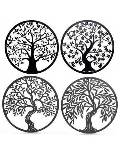 DECORATIVO PARED METAL ARBOL 40x40...