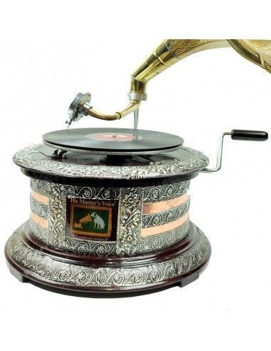GRAMOFONO ANTIGUO CON BOCINA 70x37