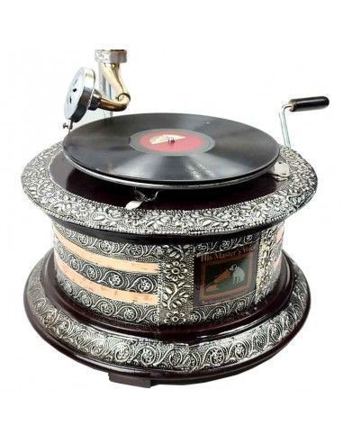 GRAMOFONO ANTIGUO CON BOCINA 70x37