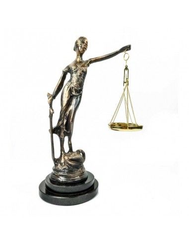 FIGURA DE DIOSA JUSTICIA 39X27
