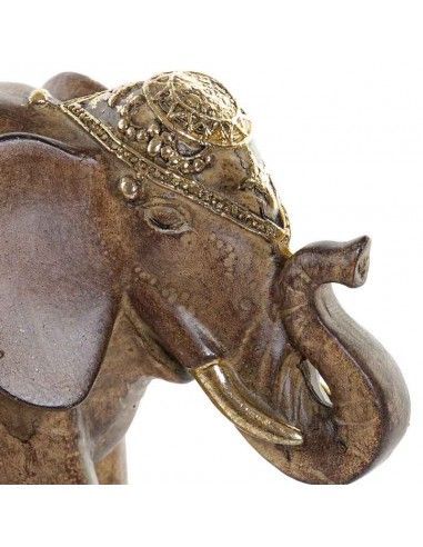 FIGURA ELEFANTE DORADO 17.5x17.5