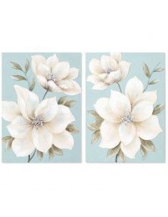 CUADRO FLORES SET DE DOS 70x50