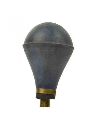 BOCINA CLAXÓN DE LATON ANTIGUA 30x12