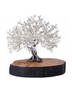 FIGURA OLIVO PLATEADA 13 cm