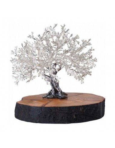 FIGURA OLIVO PLATEADA 13 cm
