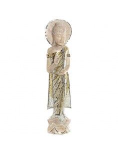 FIGURA BUDA DE PIE BEIGE...