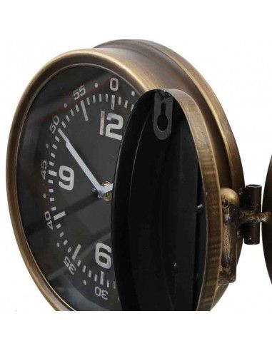 RELOJ DE PARED DOBLE CARA 28x30