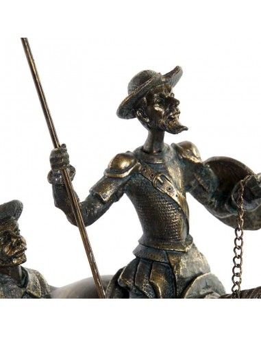 FIGURA DON QUIJOTE Y SANCHO PANZA 28x20
