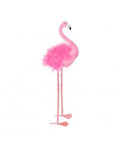 FIGURA FLAMENCO ROSA  PLUMA... 2