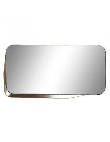 ESPEJO METAL ESTANTE 36.5X71.5