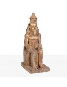 FIGURA EGIPCIA DE FARAON 60x21